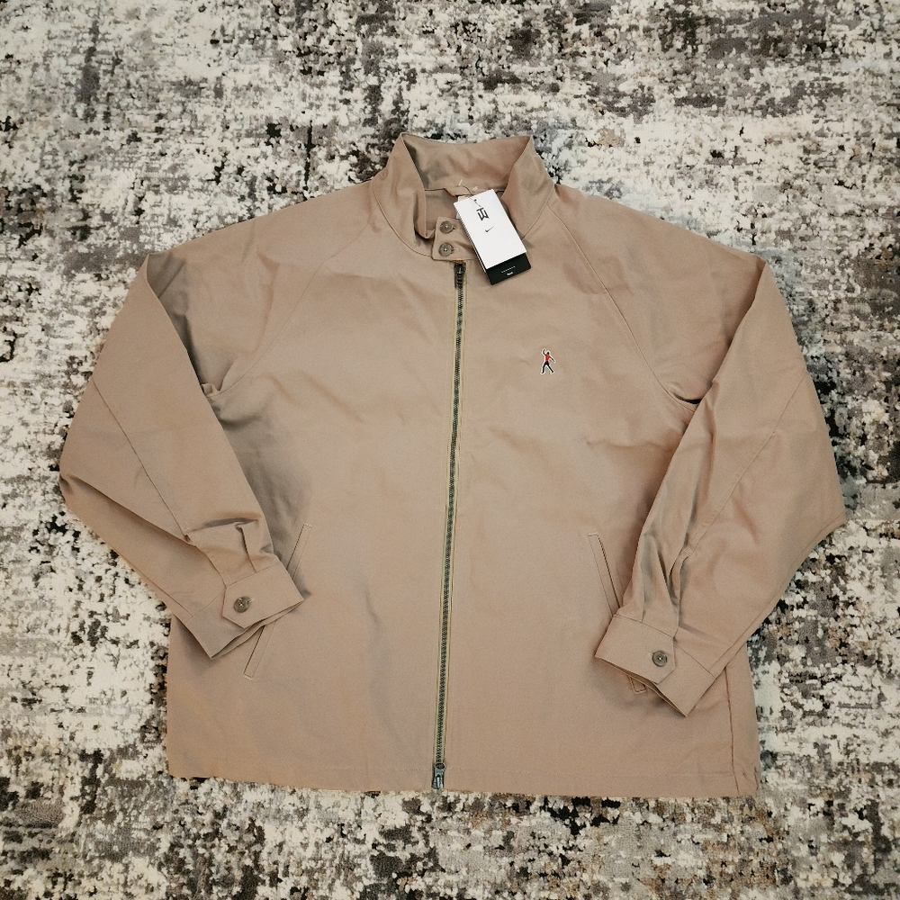 Nike Tiger Woods Sportswear Repel Golf Jacket Brown Men's Size XL NWT